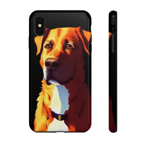 Dog Portrait On Tough Cases Custom Phone Cases For iPhone Google Pixel and Samsung Series. - Image 11