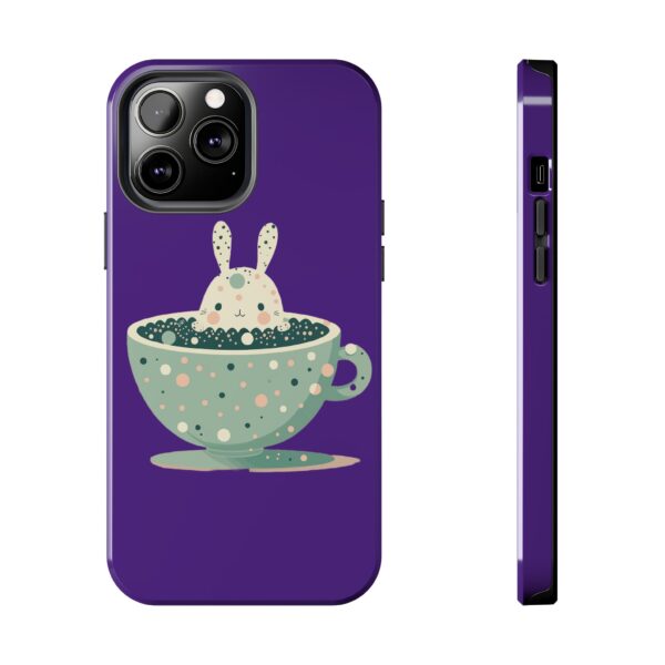 Cute Bunny in a Coffee Cup On Tough Phone Cases, Case-Mate Custom Phone Case For iPhone Series - Image 52