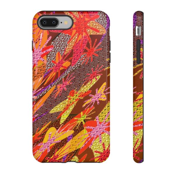Rainbow Designs Stunning Flowers On Tough Cases Custom Phone Cases For iPhone Google Pixel and Samsung Series - Image 3