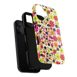 Tough Phone Case | 3D Floral Multicolor Pattern | iPhone Google Pixel Samsung