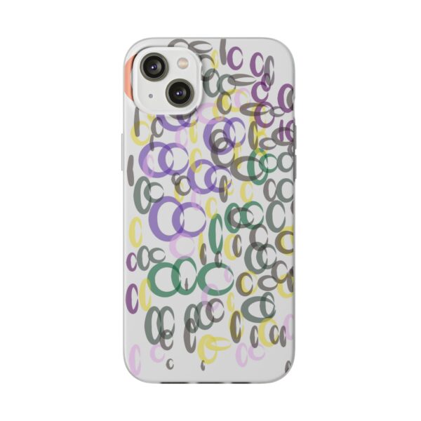 Colorful. Circles Flexi Cases For iPhone Samsung - Image 233