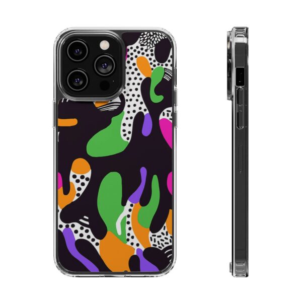 Colorful shapes Clear Cases For Samsung iPhone - Image 64