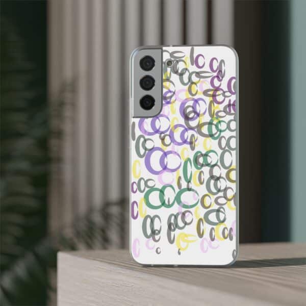 Colorful. Circles Flexi Cases For iPhone Samsung - Image 182