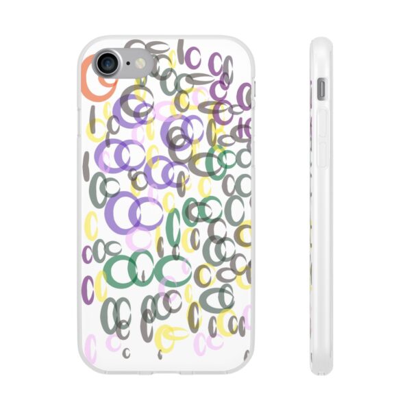 Colorful. Circles Flexi Cases For iPhone Samsung - Image 10