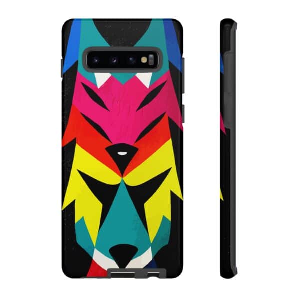 Rainbow Designs Wolf Head On Tough Cases Custom Phone Cases For iPhone Google Pixel and Samsung Series - Image 15