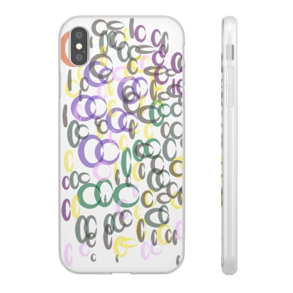 Colorful. Circles Flexi Cases For iPhone Samsung - Image 107