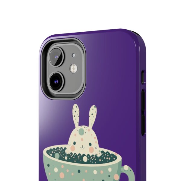 Cute Bunny in a Coffee Cup On Tough Phone Cases, Case-Mate Custom Phone Case For iPhone Series - Image 27