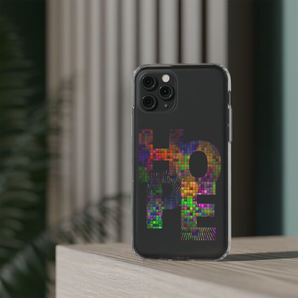 Rainbow Designs "HOPE" On Clear Cases For iPhone and Samsung - Image 39