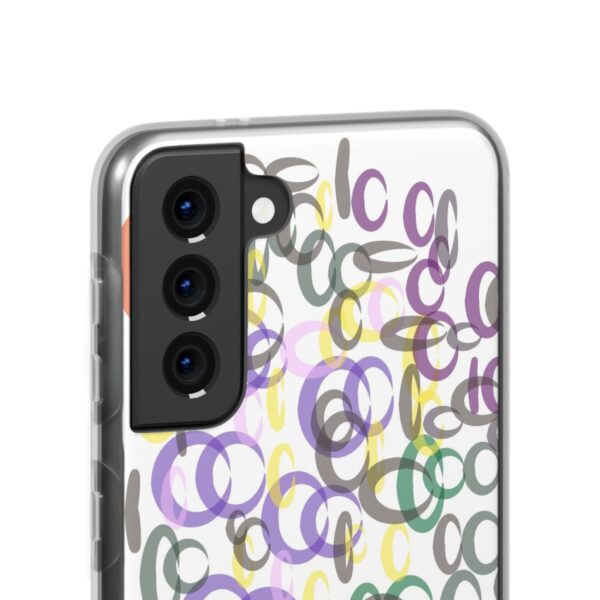 Colorful. Circles Flexi Cases For iPhone Samsung - Image 159