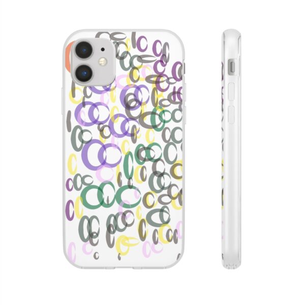 Colorful. Circles Flexi Cases For iPhone Samsung - Image 67