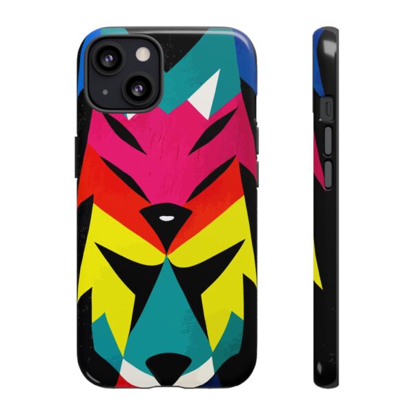 Rainbow Designs Wolf Head On Tough Cases Custom Phone Cases For iPhone Google Pixel and Samsung Series - Image 39
