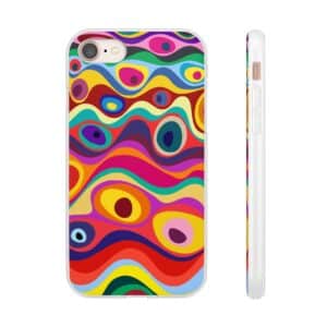 Illustrative Colorful Flexi Cases For iPhone and Samsung