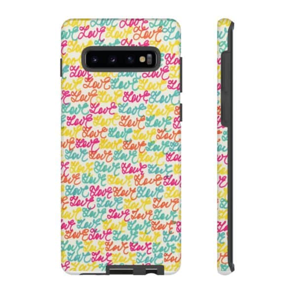 Colorful Love Letters Tough Cases Custom Phone Cases For iPhone Google Pixel and Samsung Series - Image 15