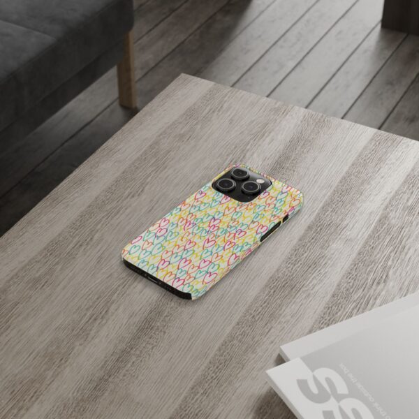 Colorful Hearts On Slim Phone Cases Case-Mate Custom Phone Cases For iPhone and Samsung Series - Image 53