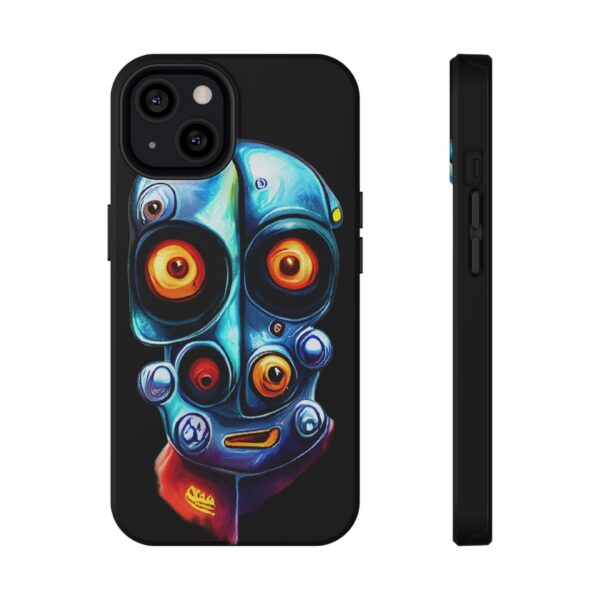 Rainbow Designs Robot On Impact-Resistant Cases Custom Phone Cases For iPhone and Samsung Series. - Image 4