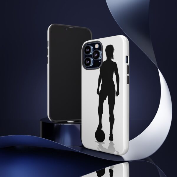 Silhouette Football Player Women Tough Cases Custom Phone Cases For iPhone Google Pixel and Samsung Series - Image 45