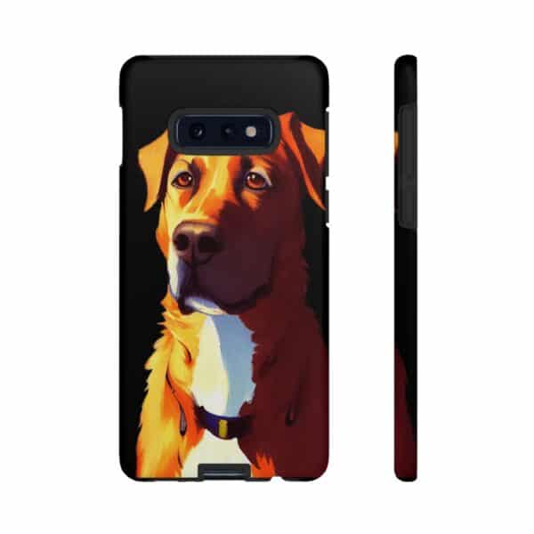 Dog Portrait On Tough Cases Custom Phone Cases For iPhone Google Pixel and Samsung Series. - Image 14