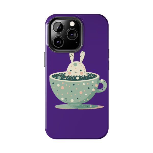 Cute Bunny in a Coffee Cup On Tough Phone Cases, Case-Mate Custom Phone Case For iPhone Series - Image 49