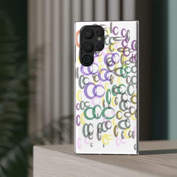 Colorful. Circles Flexi Cases For iPhone Samsung - Image 196