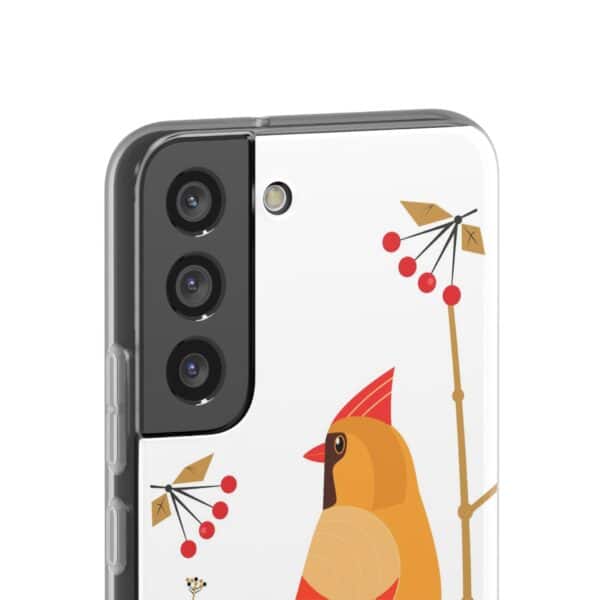 Red Cardinal Female On Flexi Cases Custom Phone Cases For iPhone and Samsung Series - Image 189