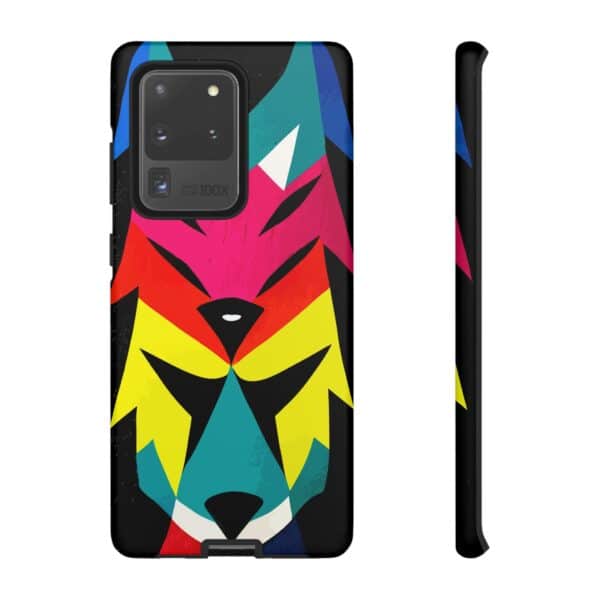 Rainbow Designs Wolf Head On Tough Cases Custom Phone Cases For iPhone Google Pixel and Samsung Series - Image 28