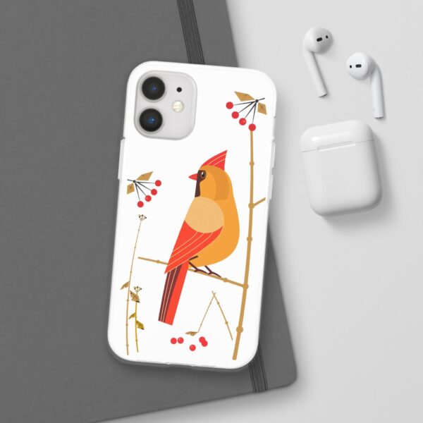 Red Cardinal Female On Flexi Cases Custom Phone Cases For iPhone and Samsung Series - Image 45
