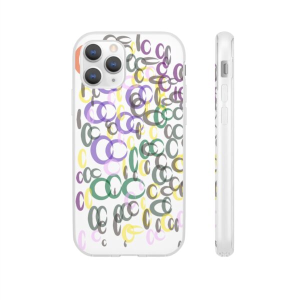 Colorful. Circles Flexi Cases For iPhone Samsung - Image 37