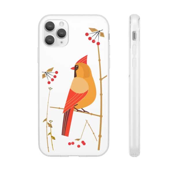 Red Cardinal Female On Flexi Cases Custom Phone Cases For iPhone and Samsung Series - Image 40