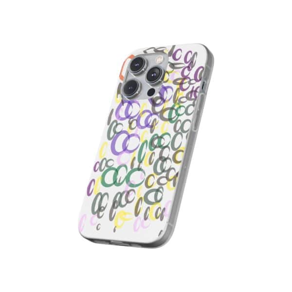 Colorful. Circles Flexi Cases For iPhone Samsung - Image 232