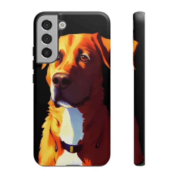 Dog Portrait On Tough Cases Custom Phone Cases For iPhone Google Pixel and Samsung Series. - Image 89