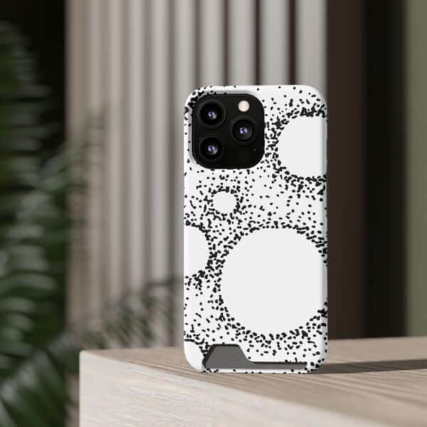 Rounded Shapes Phone Case With Card Holder Custom Phone Case For iPhone and Samsung - Image 44