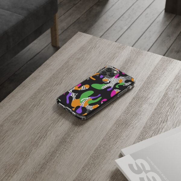 Colorful shapes Clear Cases For Samsung iPhone - Image 38