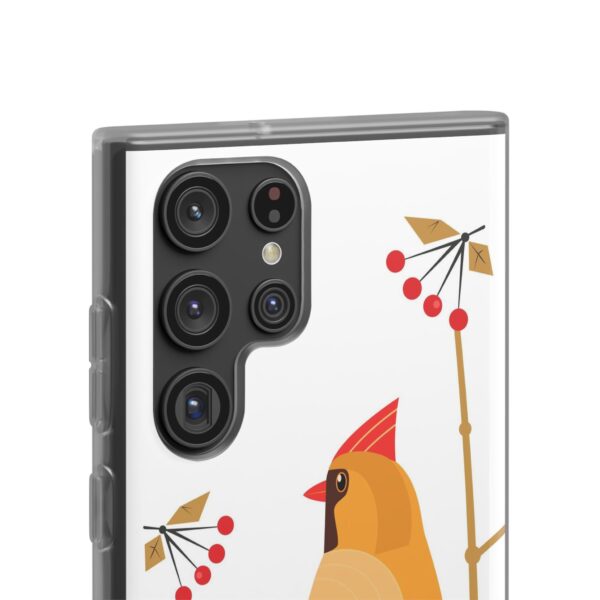 Red Cardinal Female On Flexi Cases Custom Phone Cases For iPhone and Samsung Series - Image 195