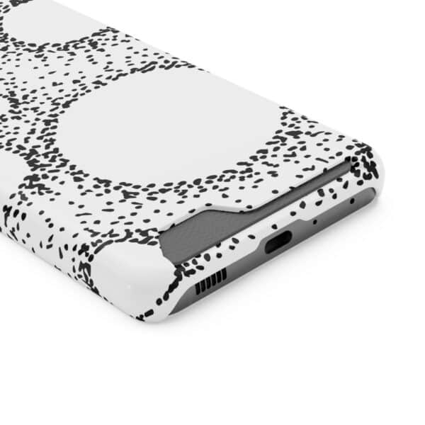 Rounded Shapes Phone Case With Card Holder Custom Phone Case For iPhone and Samsung - Image 58