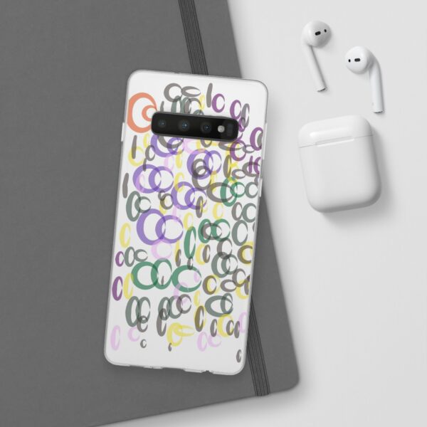Colorful. Circles Flexi Cases For iPhone Samsung - Image 27