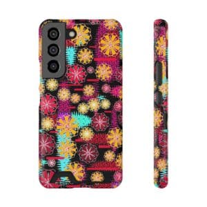 Rainbow Designs Phone Case With Card Holder For iPhone and Samsung