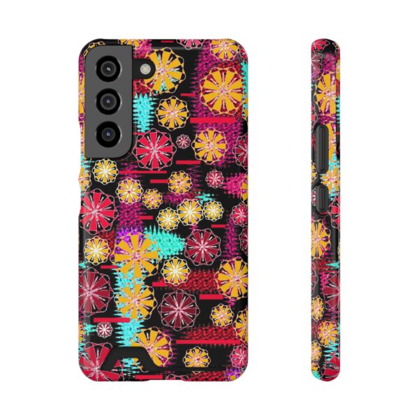 Rainbow Designs Phone Case With Card Holder For iPhone and Samsung