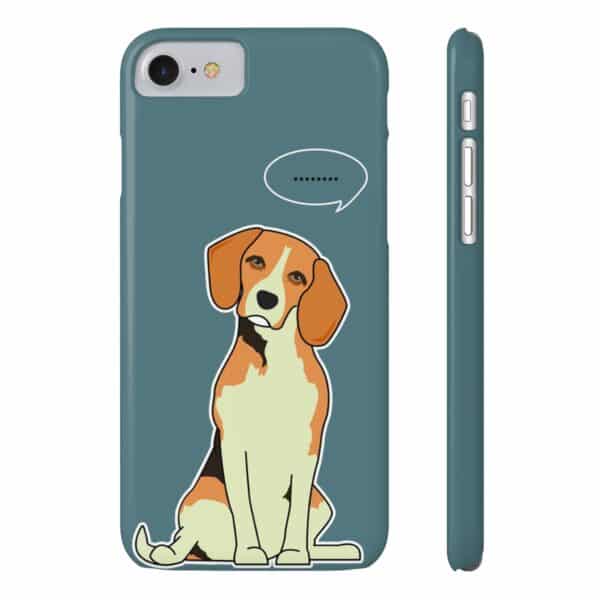 Cute Beagle Dog On Slim Phone Cases Case-Mate Custom Phone Cases For iPhone and Samsung Series - Image 2