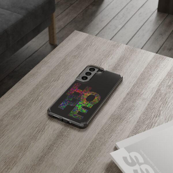 Rainbow Designs "HOPE" On Clear Cases For iPhone and Samsung - Image 44