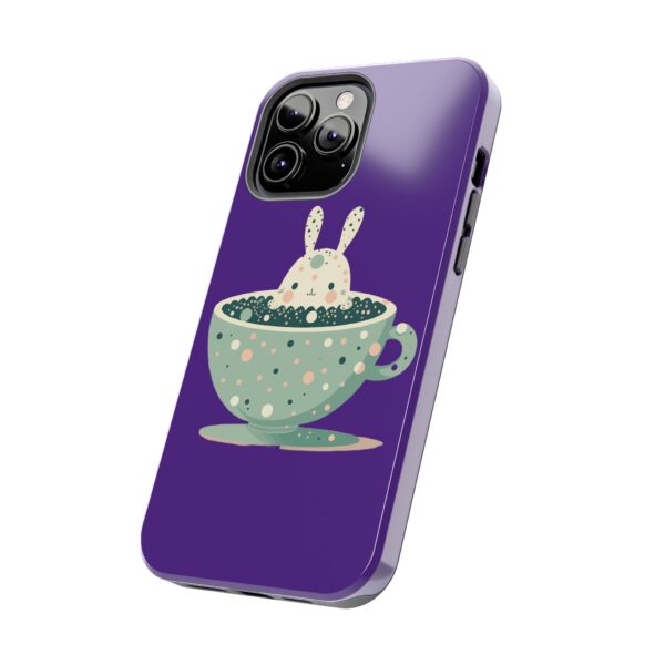 Cute Bunny in a Coffee Cup On Tough Phone Cases, Case-Mate Custom Phone Case For iPhone Series - Image 54