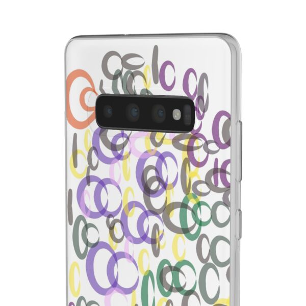 Colorful. Circles Flexi Cases For iPhone Samsung - Image 116