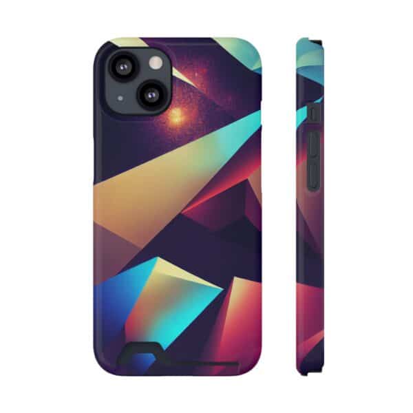 Rainbow Designs Phone Case With Card Holder For iPhone and Samsung - Image 105