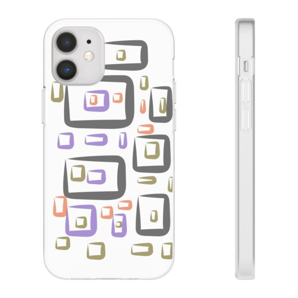Colorful Circles Gingham Flexi Cases For iPhone and Samsung - Image 43