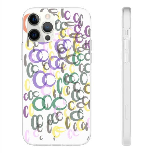 Colorful. Circles Flexi Cases For iPhone Samsung - Image 79