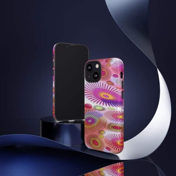 Rainbow Designs Stunning Flowers On Tough Cases Custom Phone Cases For iPhone Google Pixel and Samsung Series - Image 44
