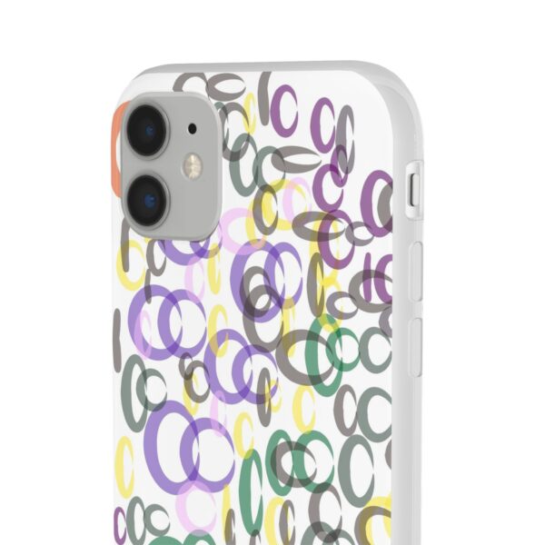 Colorful. Circles Flexi Cases For iPhone Samsung - Image 68