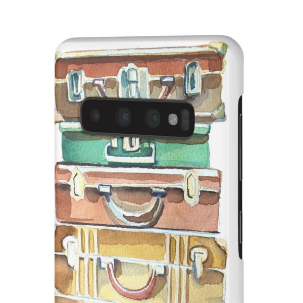 Suitcases stack Snap Cases Custom Phone Cases For Samsung Google Pixel and iPhone Lines - Image 42