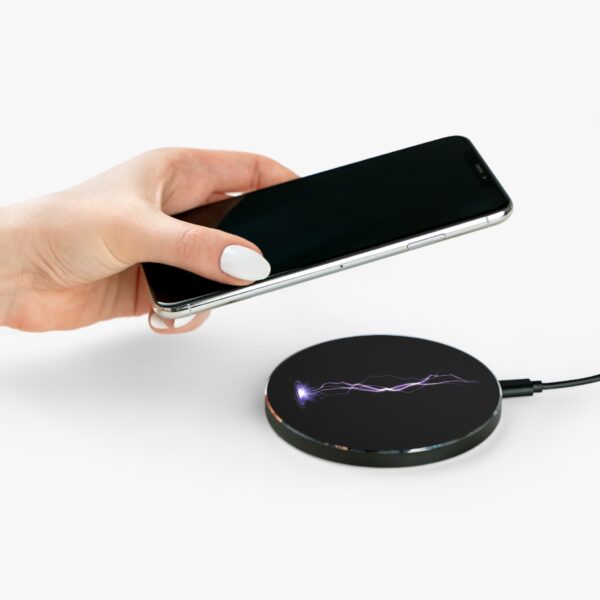 Lightning Strike | Fast Wireless Charger | Tech Accessory - Black - Image 4