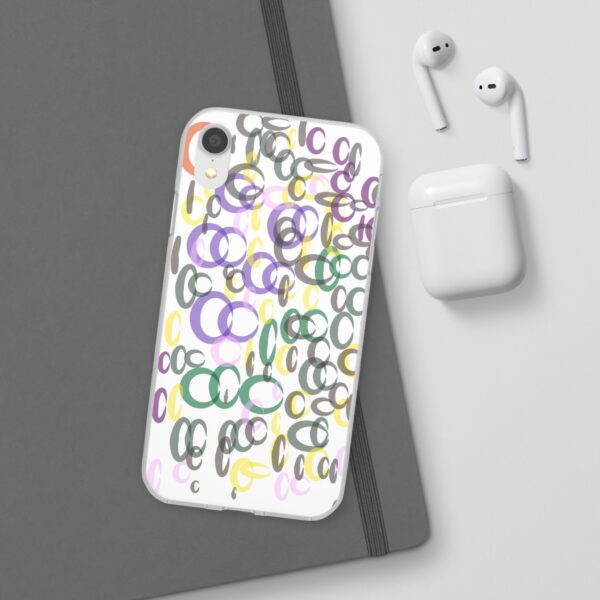 Colorful. Circles Flexi Cases For iPhone Samsung - Image 18