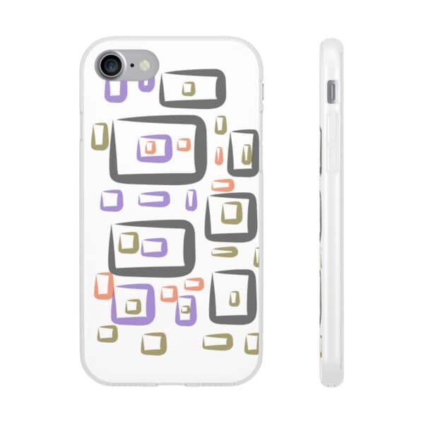 Colorful Circles Gingham Flexi Cases For iPhone and Samsung - Image 87